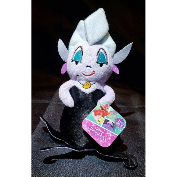 URSULA Plush Stuffed Animal The Little Mermaid Soft Doll Disney Toy Villian 6 in - Picture 2 of 10